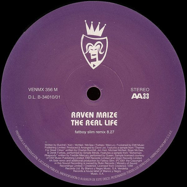 Raven Maize : The Real Life (12")