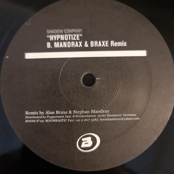 Shadow Company : Hypnotize (12")