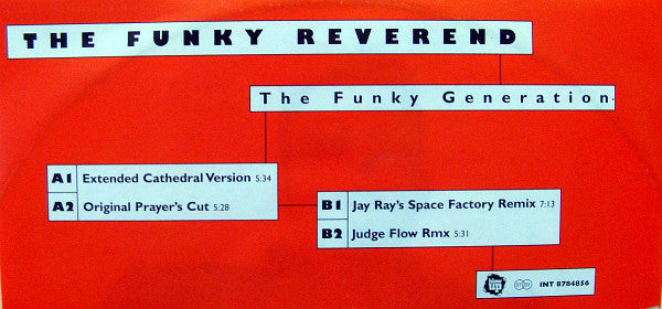 The Funky Reverend : The Funky Generation (12", Pic)