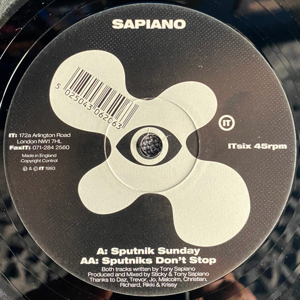 Sapiano : Sputnik Sunday (12")