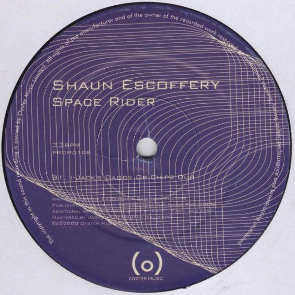 Shaun Escoffery : Space Rider (I-Jack Mixes) (12")
