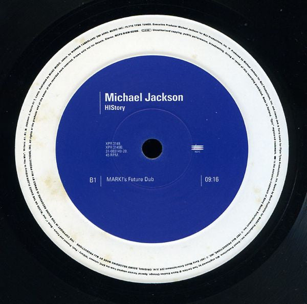 Michael Jackson : HIStory (Mark Picchiotti Mixes) (12", Promo, Ora)