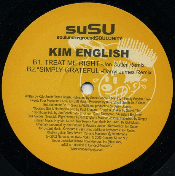 Kim English : Simply Grateful (12", Ltd)