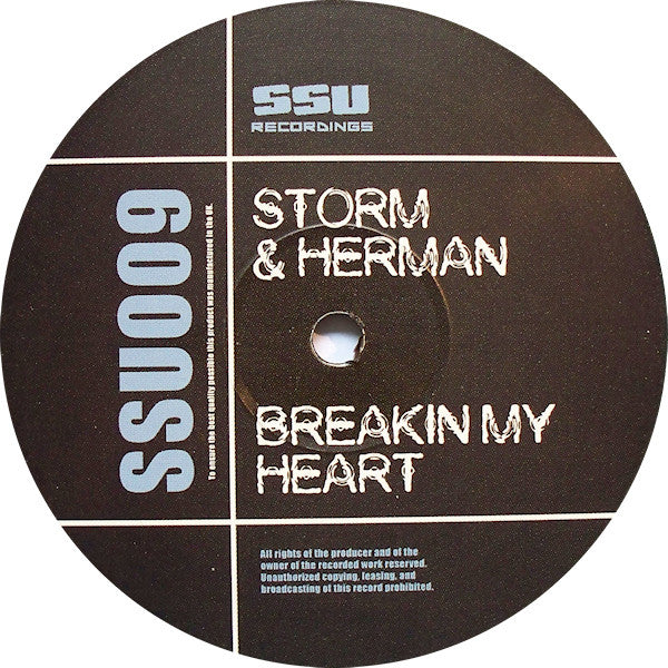 Simon Apex / Storm & Herman (2) : Over Again / Breakin My Heart (12")