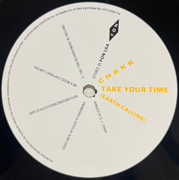 Chakk : Timebomb (Bombed-Out Remixes) (12", Ltd)