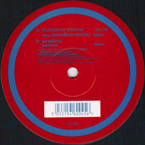 Massimo Vivona / Kinetico : Filen / Psyactive (12")