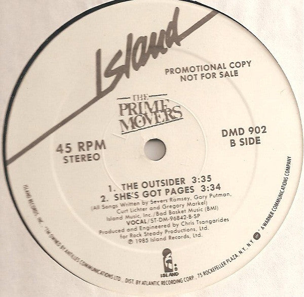 The Prime Movers (2) : On The Trail (12", EP, Promo)