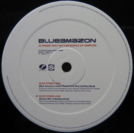 Blue Amazon : No Other Love (12", Promo, Smplr)