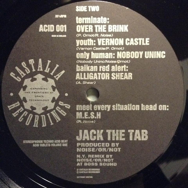 Jack The Tab : Acid Tablets Volume One (LP, Comp)