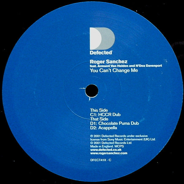 Roger Sanchez Feat Armand Van Helden And N'Dea Davenport : You Can't Change Me (2x12")