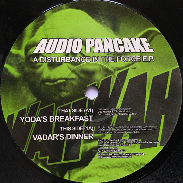 Audio Pancake : A Disturbance In The Force E.P. (12", EP)