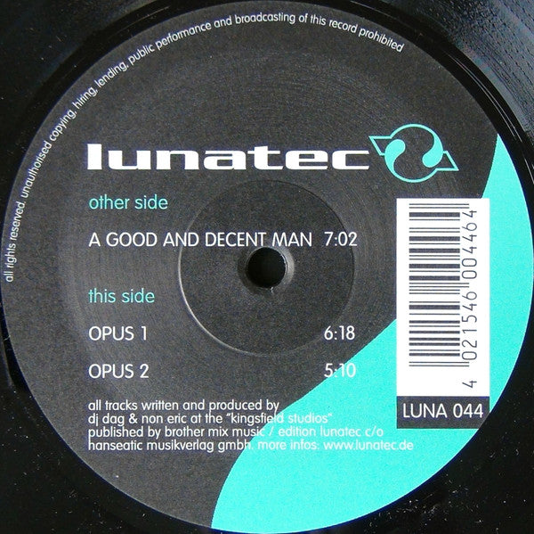 Crazy Malamute : A Good And Decent Man (12")