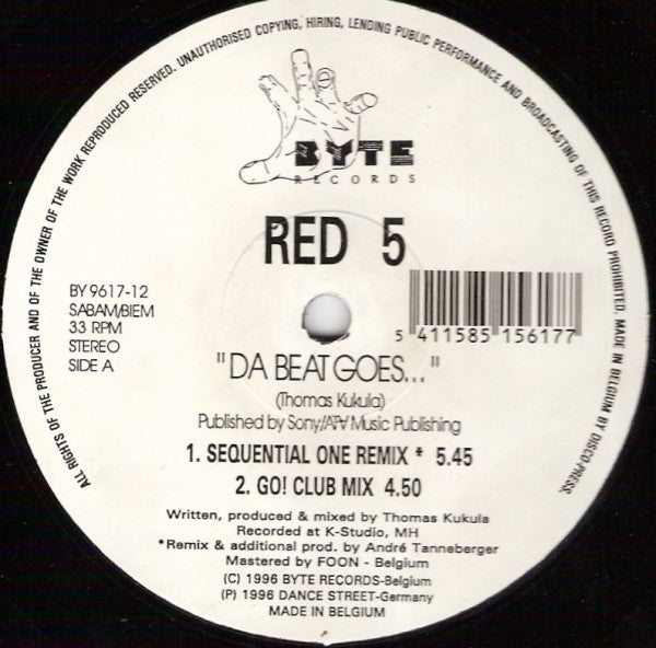 Red 5 : Da Beat Goes... (12")