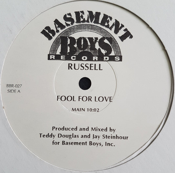 Russell : Fool For Love (12", Promo)