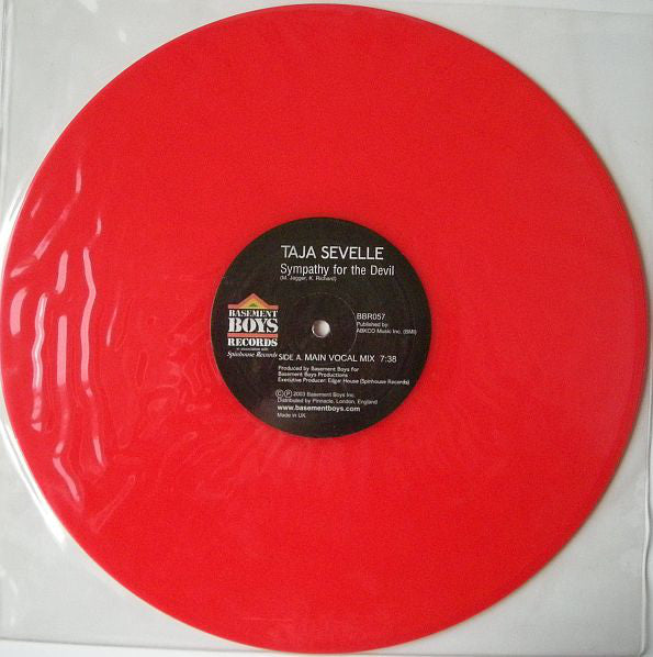 Taja Sevelle : Sympathy For The Devil (12", Red)