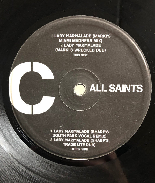 All Saints : Under The Bridge / Lady Marmalade (Remixed) (2x12")