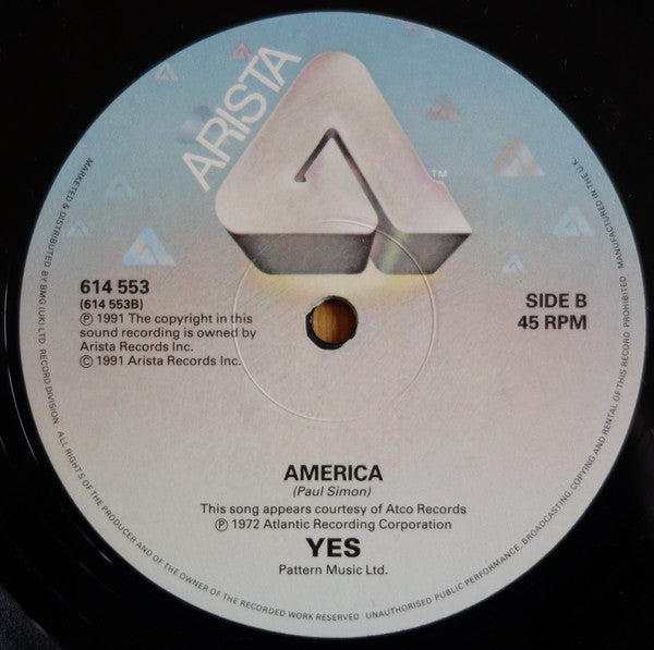 Yes : Saving My Heart (12", Single)