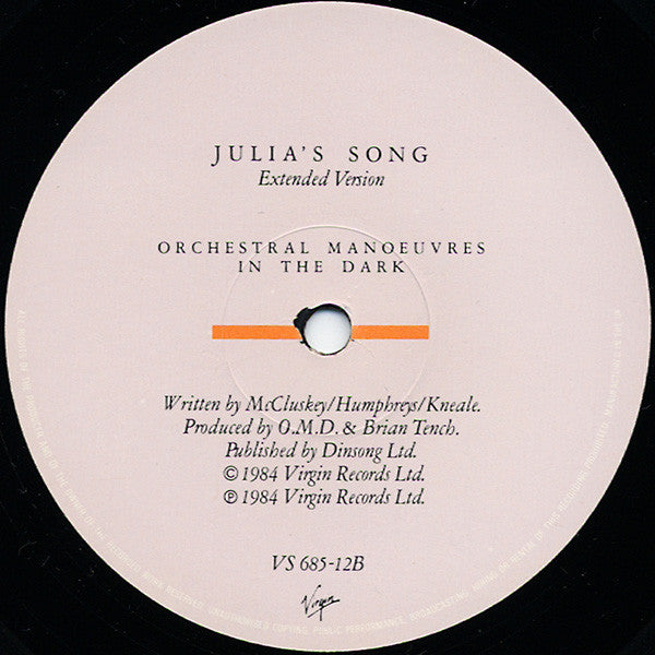 Orchestral Manoeuvres In The Dark : Talking Loud And Clear (Extended Version) (12", Glo)