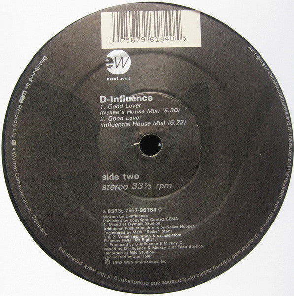 D-Influence* : Good Lover (12", Single)