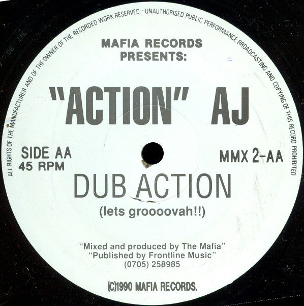 "Action" AJ* : The Action (12")