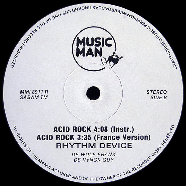 Rhythm Device : Acid Rock (Remix) (12")