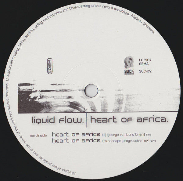 Liquid Flow : Heart Of Africa (12")