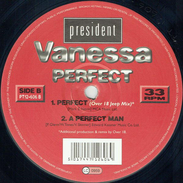 Vanessa (4) : Perfect (12")