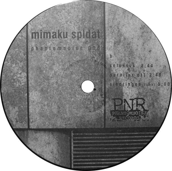 Mimaku Spldat : Whatever I Want (12", EP)