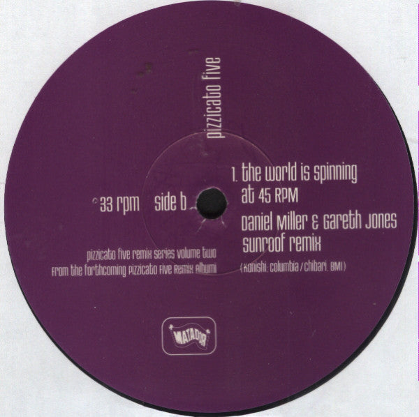 Pizzicato Five : Trailer Music / The World Is Spinning At 45 RPM (12")