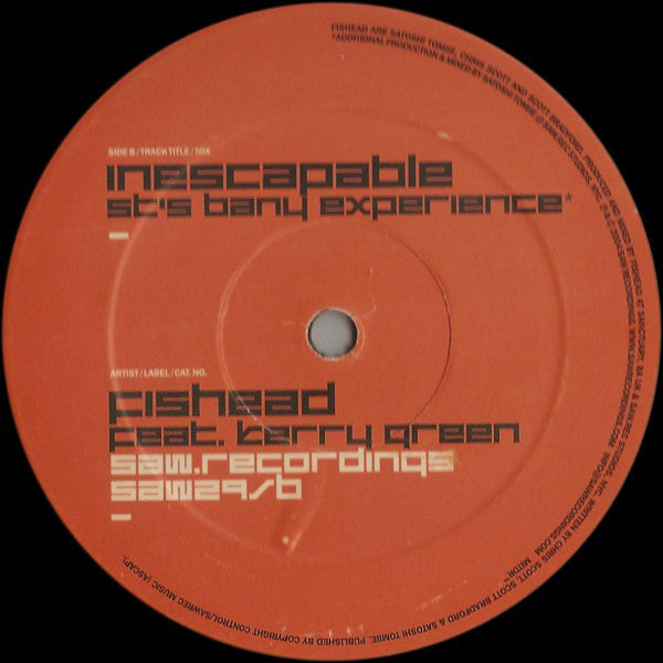 Fishead Feat. Kerry Green : Inescapable (12")
