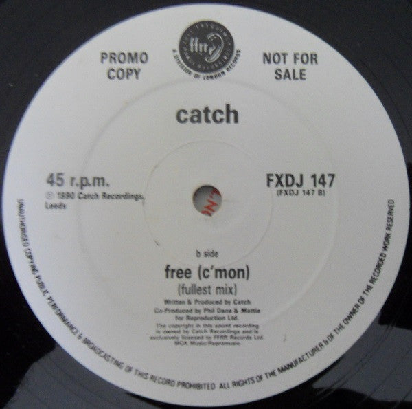 Catch (2) : Free (C'Mon) (12", Promo)