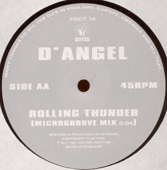 D'Angel* : Rolling Thunder (12")