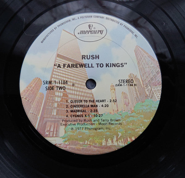 Rush : A Farewell To Kings (LP, Album, Gat)