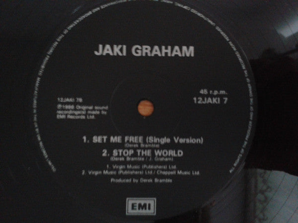 Jaki Graham : Set Me Free (12", Single)