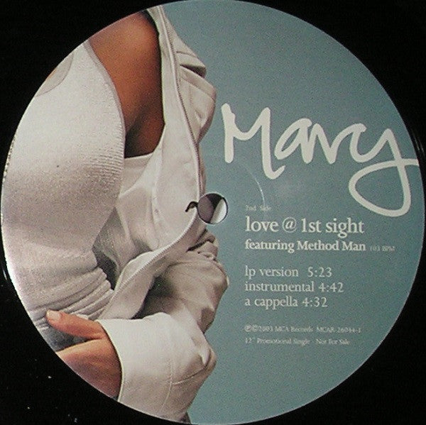 Mary J. Blige Featuring Method Man : Love @ 1st Sight (12", Single, Promo)