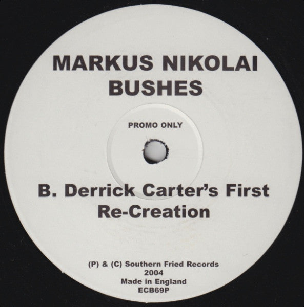 Markus Nikolai : Bushes (12", Promo)
