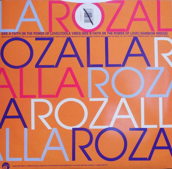 Rozalla : Faith (In The Power Of Love) (Remix) (12")