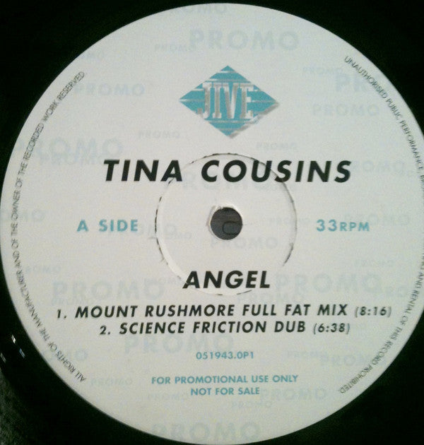 Tina Cousins : Angel (12", Promo)