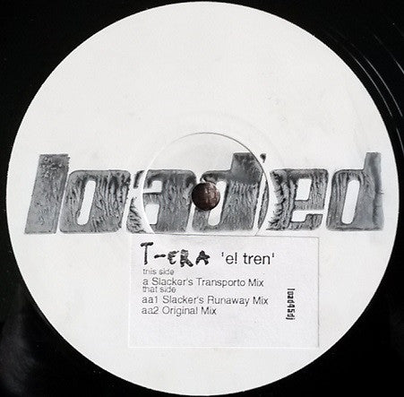 T-Era : El Tren (12", Promo, W/Lbl, Sta)