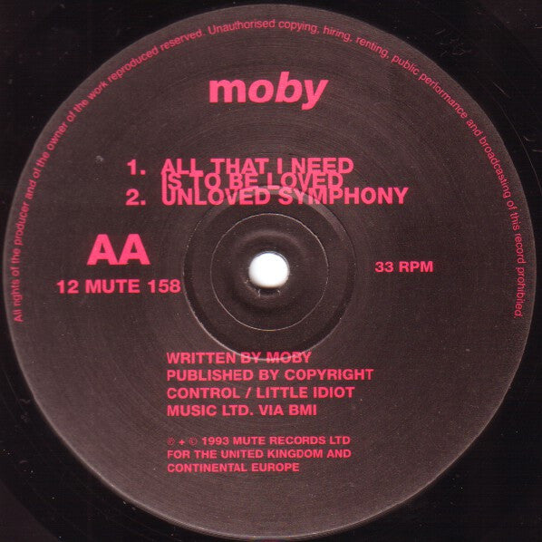 Moby : Move - The E.P. (12", EP, Single)