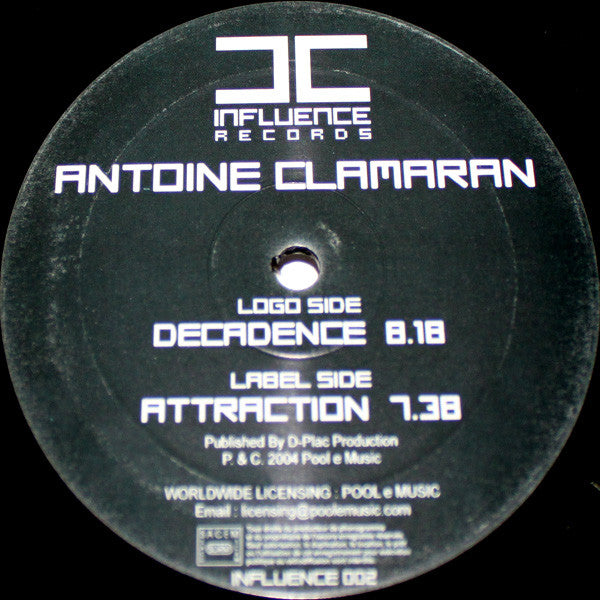 Antoine Clamaran : Decadence / Attraction (12")