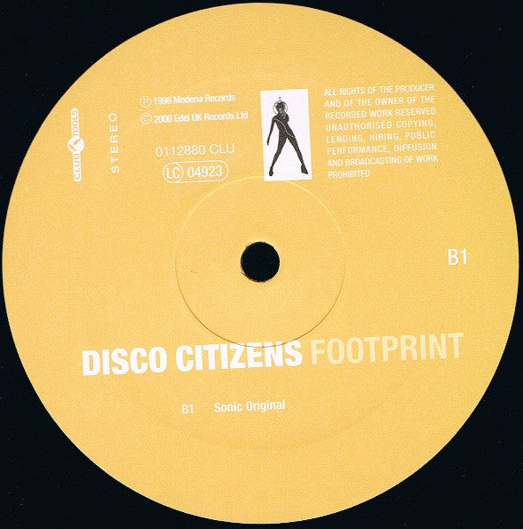 Disco Citizens : Footprint (12")