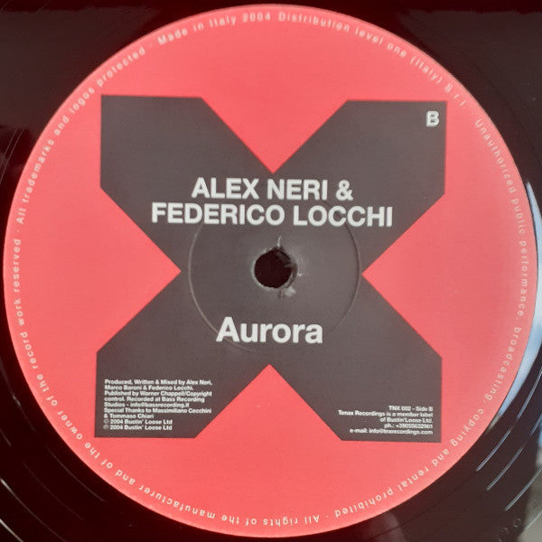 Alex Neri & Federico Locchi : Aurora (12")