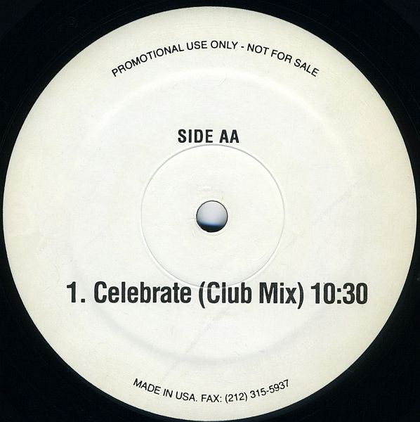 Degrees Of Motion : Mega MOTION / Celebrate (12", Promo)