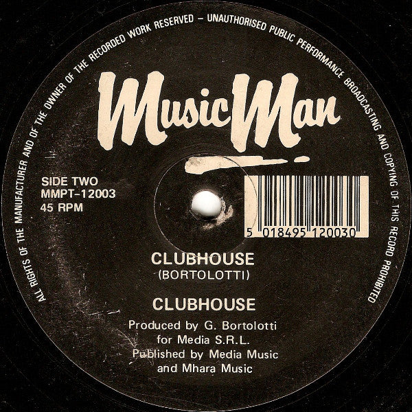 Club House : I'm A Man/Yeke Yeke (12")