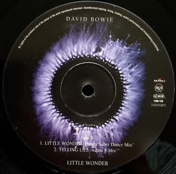 David Bowie : Little Wonder (12", Single)