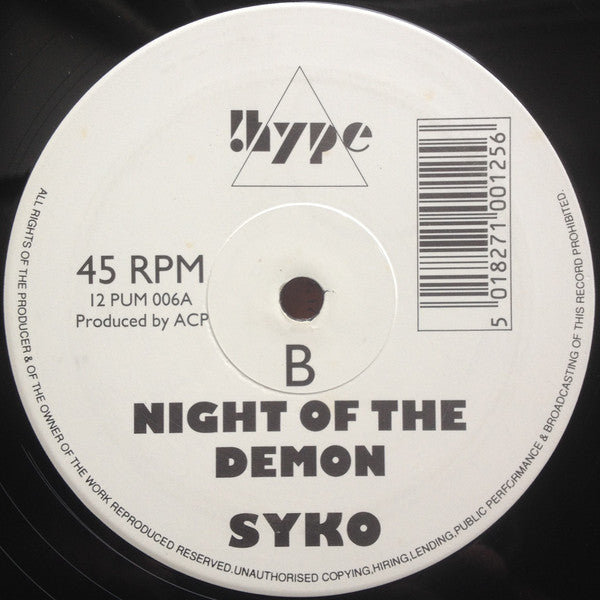 Syko : Sextalk / Night Of The Demon (12")