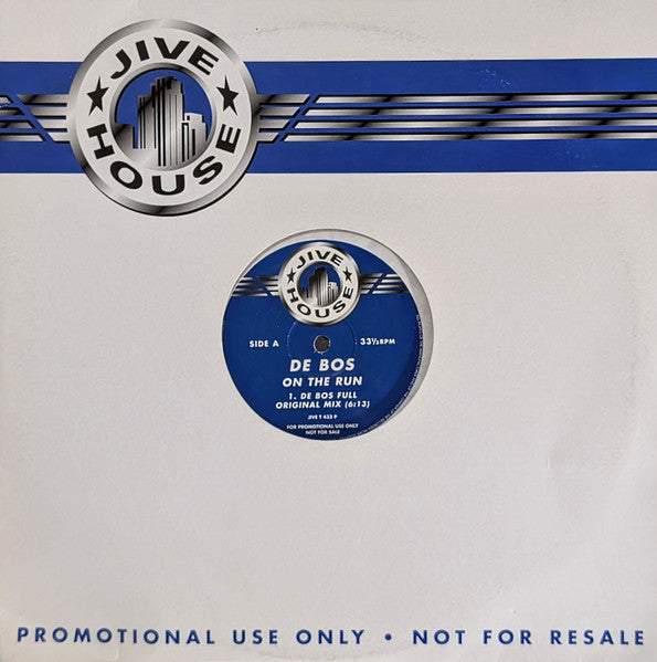 De Bos : On The Run (2x12", Promo)
