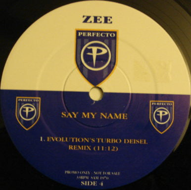 Zee Cowling : Say My Name (2x12", Promo)