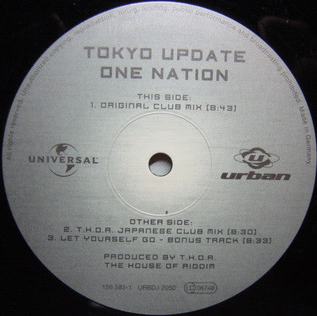 Tokyo Update : One Nation (12")